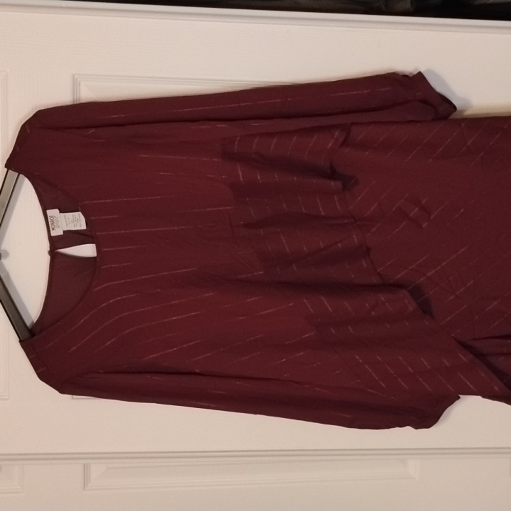 Monroe & Main Asymettic Dress/Top Sz 1X